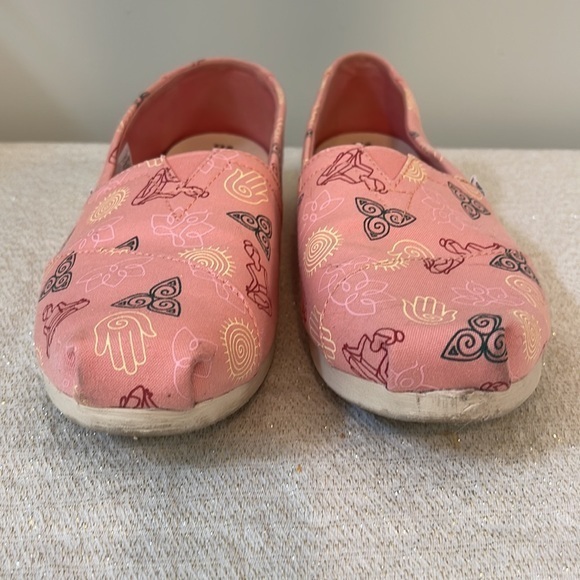 Toms Namaste Slip on shoes women’s size 8 1/2 pre-owned very lightweight narrow - Picture 3 of 8